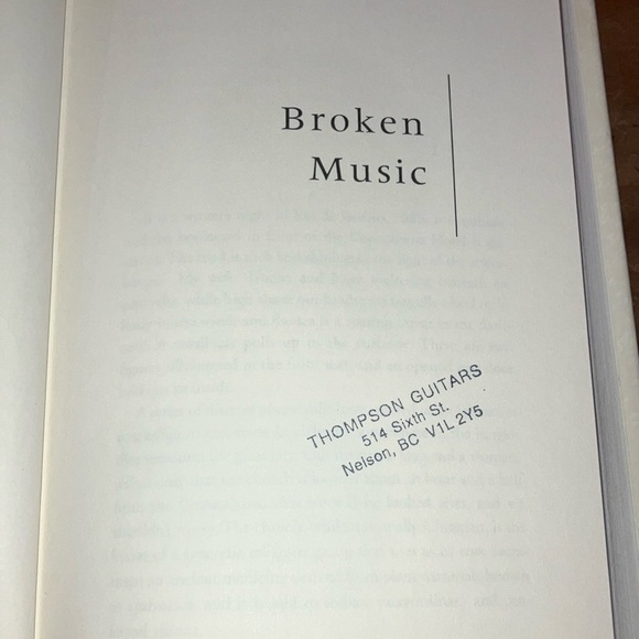Sting 'Broken Music' Memoir Book - Picture 7 of 14